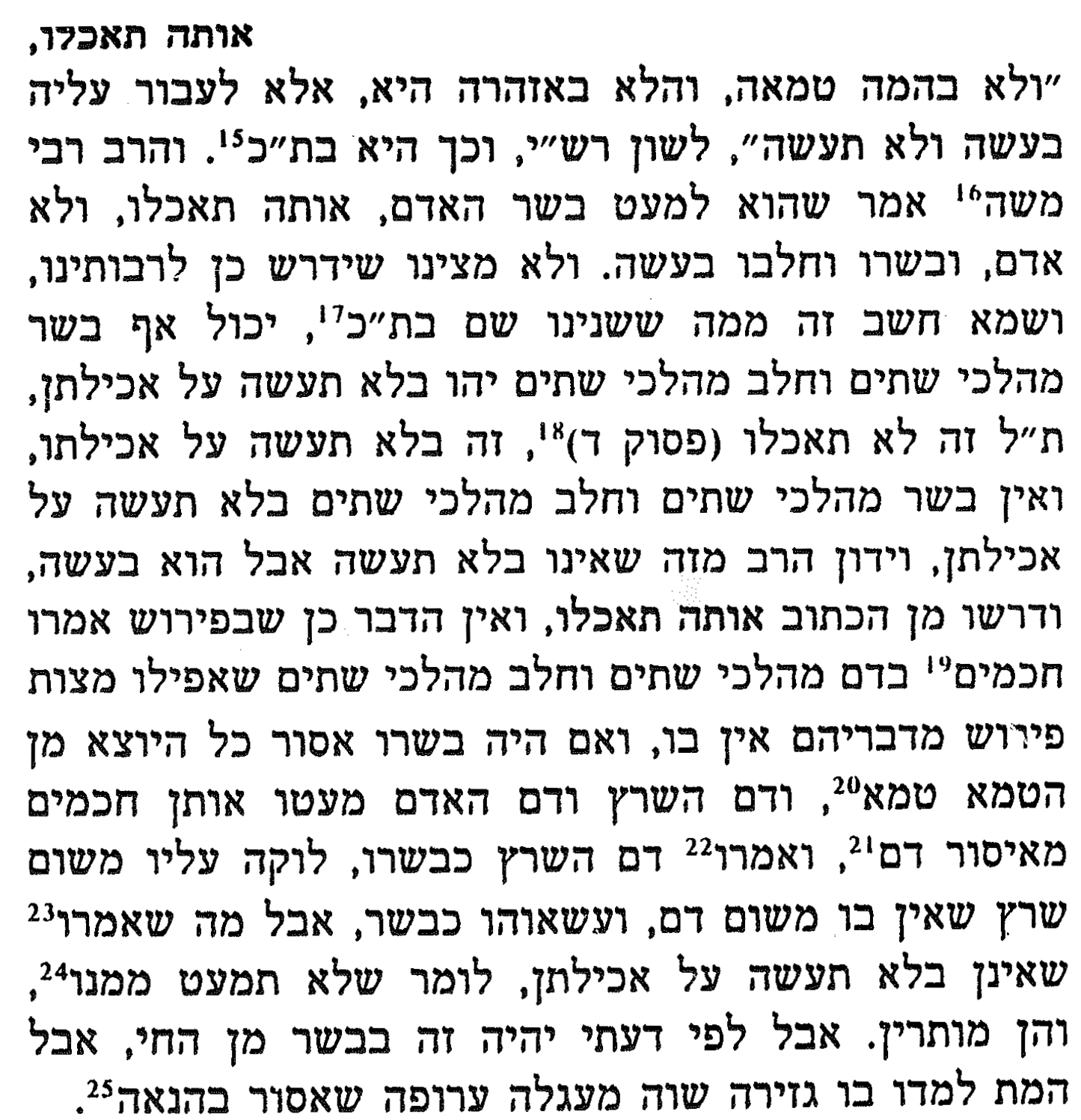 scan from Nachmanides' commentary on the Torah [Hebrew]